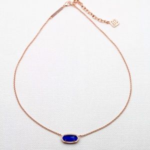 Kendra Scott • Elisa Necklace In Colbalt Cat’s Eye